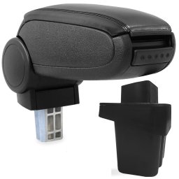 Cotieră pentru Hyundai Accent 4 IV (08.2010-2016) negru piele ecologica