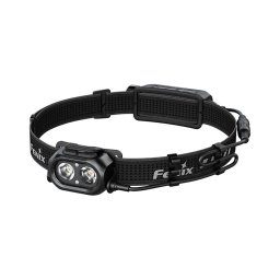 Fenix HP12RTABL - Lanternă frontală LED reîncărcabilă, cu reglaj al luminozității, încărcare USB, 4000 mAh, IP66, 1300 lm, 310 h, negru