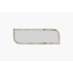 Oglinda perete verticala 40x120x2.2 cm, rama MDF 100%, stil contemporan, gri/efes si marmura - Verificat A · Re-Bloom