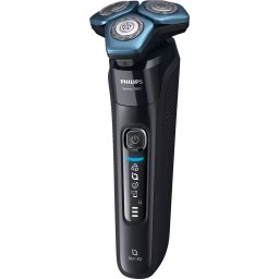 Aparat de Ras PHILIPS Shaver Series 7000 S7886/55, Acumulator, Autonomie 60 min, SkinIQ, Negru