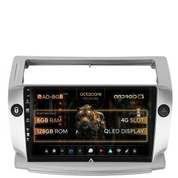 Navigatie Citroen C4 (2004-2014), Android, B-Octacore 6GB RAM + 128GB ROM, 9 Inch - AD-BGB9006+AD-BGRKIT346