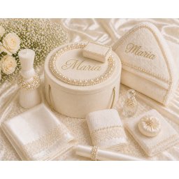 Trusou botez complet gama lux Precious Ivory
