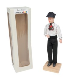 Papusa in costum popular taran - Port Sasesc - 30 cm