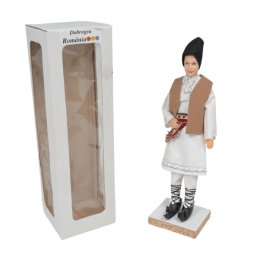 Papusa in costum popular taran - Port Banatean - 30 cm