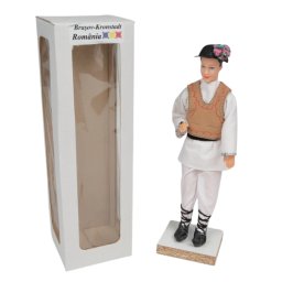 Papusa in costum popular taran - Brasov - 30 cm