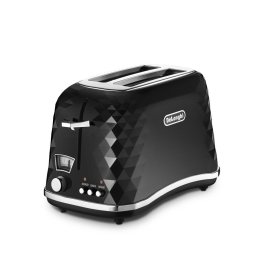 Prajitor de paine Brillante CTJ 2003.BK, 900 W, 2 Felii, Control electronic rumenire, Negru