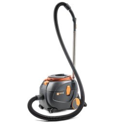 Aspirator profesional 585W, aspirare uscată, recipient 15L, filtru HEPA, ultrasilențios 53 dB, cablu 12.5 m, gri