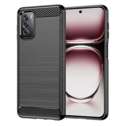 Husa Husa pentru Oppo Reno12 Pro - Techsuit Carbon Silicone - Black