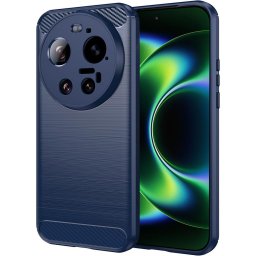 Husa Husa pentru Xiaomi 17 Ultra - Techsuit Carbon Silicone - Blue