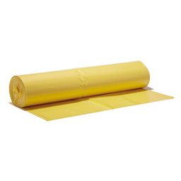Diverse articole de curatenie Saci menajeri super rezistenti LDPE, 160L, 90 x 110cm, 28 microni, 10buc/rola, Sipeko - galbeni