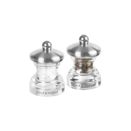 Cole&Mason BUTTON - Set 2 râșnițe sare și piper, 6,5 cm