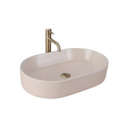 REA-U9661 - Lavoar pentru blat NADIA, 38,5 x 61 cm, ceramică/bej