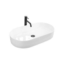 Lavoar NADIA pentru blat 38,5x71 cm ceramică/alb lucios - REA-U5801