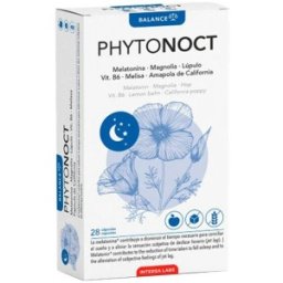 Supliment Alimentar cu Melatonina Phytonoct, Intersa Labs, 28 Capsule, Bio, 13.77 g