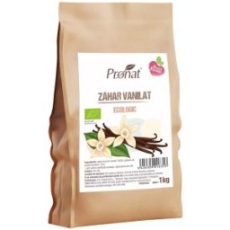 Zahar Vanilat, 7% Vanilie Bourbon, Bio, 1 kg