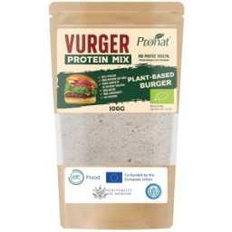 Mix Proteic Vegetal Ideal pentru Burgeri si Alte Preparate Vurger, Bio, 100 g