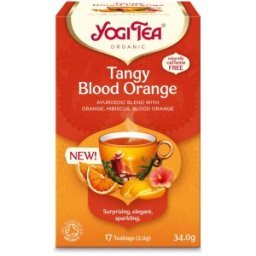 Ceai cu Portocale Rosii, Yogi Tea, Bio, 17 Pliculete, 34 g