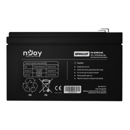 nJoy GP09122F baterie VRLA AGM 12V 9Ah pentru UPS și sisteme standby