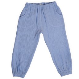 Pantaloni din Muselină pentru Copii ,Culoare Blue