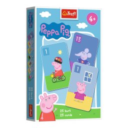 Joc de carti Pacalici Peppa Pig pentru copii 4+ ani, Trefl