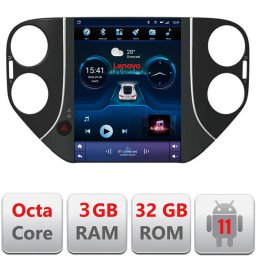 Navigatie VW Tiguan 2007-2012 tip Tesla cu 4G, GPS, CarPlay si Android Auto