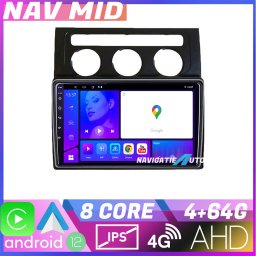 Navigatie VW Touran 2003-2009 Android 12, 4GB+64GB, CarPlay, 720P