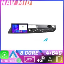 Navigatie Citroen C5 2008-2017 Android 12, 4GB RAM, 64GB, CarPlay