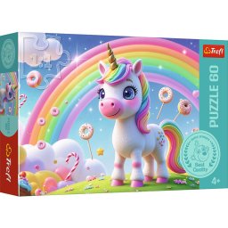 Puzzle Trefl 60 piese Lumea Dulciurilor pentru copii 4+