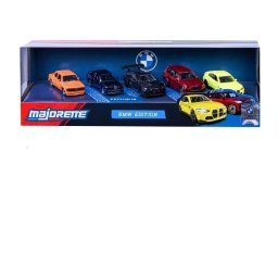 Set 5 masinute metalice BMW Majorette, 7,5 cm, modele diverse
