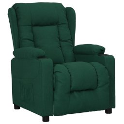 Fotoliu rabatabil, verde închis, material textil GartenMobel Dekor