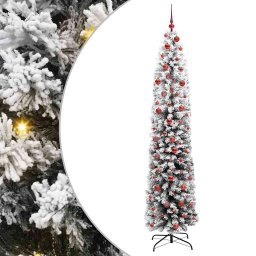 Brad de Craciun artificial Verde 210 cm PVC si otel si plastic GartenMobel Dekor