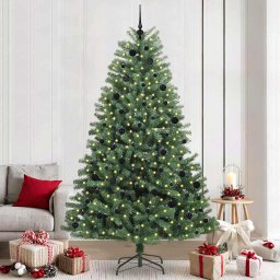 Brad de Craciun artificial cu ramuri articulare Verde 240 cm GartenMobel Dekor