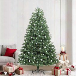 Brad de Craciun artificial cu ramuri articulare Verde 240 cm GartenMobel Dekor