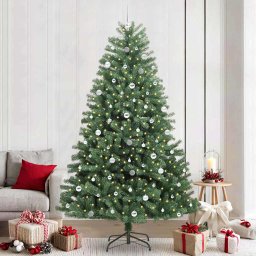 Brad de Craciun artificial cu ramuri articulare Verde 240 cm GartenMobel Dekor