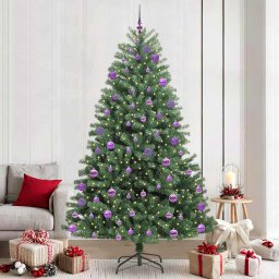 Brad de Craciun artificial cu ramuri articulare Verde 240 cm GartenMobel Dekor