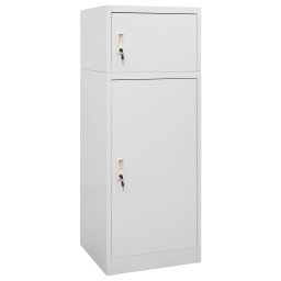 Dulap pentru sa, gri deschis, 53x53x140 cm, otel GartenMobel Dekor