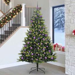 Brad de Craciun artificial cu ramuri articulare 300 LEDs 240 cm GartenMobel Dekor