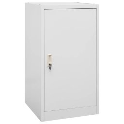 Dulap pentru sa, gri deschis, 53x53x105 cm, otel GartenMobel Dekor