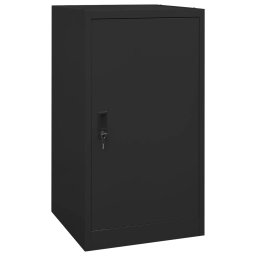Dulap pentru sa, negru, 53x53x105 cm, otel GartenMobel Dekor