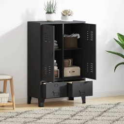Dulap de haine industrial, antracit, 67x35x107 cm, otel GartenMobel Dekor