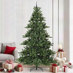 Brad de Craciun artificial cu ramuri articulare Verde 240 cm GartenMobel Dekor