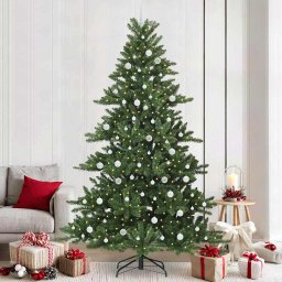 Brad de Craciun artificial cu ramuri articulare Verde 240 cm GartenMobel Dekor