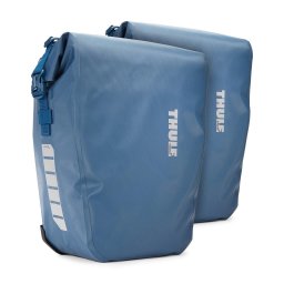 Set 2 genti bicicleta Thule Shield Pannier 25L impermeabile, albastre