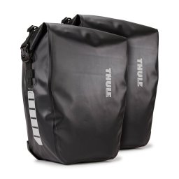 Set 2 genti bicicleta Thule Shield Pannier 25L impermeabile, negre
