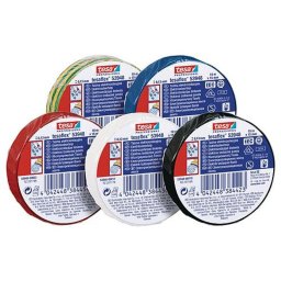 Banda izolatoare Tesa PRO Tesaflex sPVC 19 mm x 20 m verde-galben