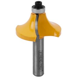 Freza pentru lemn Strend Pro S8 mm cu rulment, profil decorativ D34,9 H15,5 R11,1