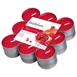Lumanari parfumate pastila Bolsius True Scents Rodie, set 18 buc