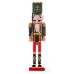 Spargator de nuci decorativ din lemn cu caciula, 38 cm, MagicHome