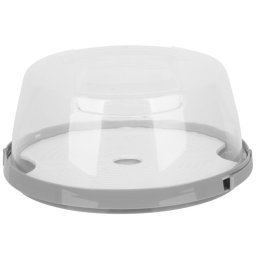 Cutie pentru tort MagicHome cu capac si clipsuri, 29x16 cm, plastic