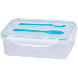 Caserola alimentara MagicHome 1,5 L cu furculita si lingura